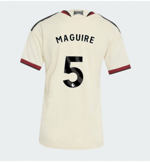 Strój piłkarski Manchester United Harry Maguire #5 Koszulka Trzeciej damskie 2026-27 Krótki Rękaw Strój piłkarski Manchester United Harry Maguire #5 Koszulka Trzeciej damskie 2026-27 Krótki Rękaw