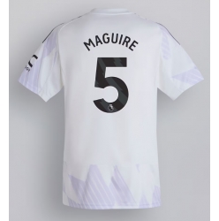 Strój piłkarski Manchester United Harry Maguire #5 Koszulka Wyjazdowej 2025-26 Krótki Rękaw