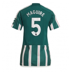 Strój piłkarski Manchester United Harry Maguire #5 Koszulka Wyjazdowej damskie 2023-24 Krótki Rękaw