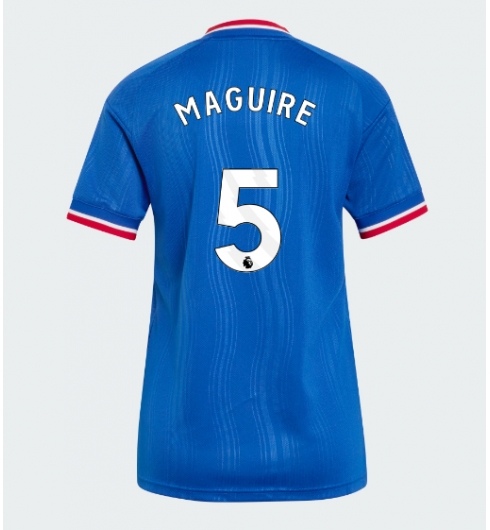 Strój piłkarski Manchester United Harry Maguire #5 Koszulka Wyjazdowej damskie 2026-27 Krótki Rękaw Strój piłkarski Manchester United Harry Maguire #5 Koszulka Wyjazdowej damskie 2026-27 Krótki Rękaw