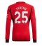 Strój piłkarski Manchester United Jadon Sancho #25 Koszulka Podstawowej 2023-24 Długi Rękaw