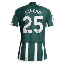Strój piłkarski Manchester United Jadon Sancho #25 Koszulka Wyjazdowej 2023-24 Krótki Rękaw