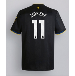 Strój piłkarski Manchester United Joshua Zirkzee #11 Koszulka Trzeciej 2025-26 Krótki Rękaw