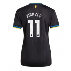 Strój piłkarski Manchester United Joshua Zirkzee #11 Koszulka Trzeciej damskie 2025-26 Krótki Rękaw