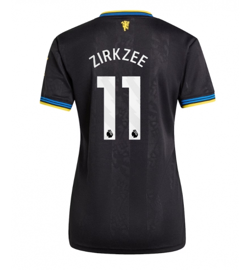 Strój piłkarski Manchester United Joshua Zirkzee #11 Koszulka Trzeciej damskie 2025-26 Krótki Rękaw Strój piłkarski Manchester United Joshua Zirkzee #11 Koszulka Trzeciej damskie 2025-26 Krótki Rękaw
