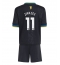 Strój piłkarski Manchester United Joshua Zirkzee #11 Koszulka Trzeciej dziecięce 2025-26 Krótki Rękaw (+ Krótkie spodenki)