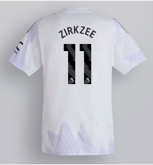 Strój piłkarski Manchester United Joshua Zirkzee #11 Koszulka Wyjazdowej 2025-26 Krótki Rękaw Strój piłkarski Manchester United Joshua Zirkzee #11 Koszulka Wyjazdowej 2025-26 Krótki Rękaw