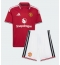 Strój piłkarski Manchester United Kobbie Mainoo #37 Koszulka Podstawowej dziecięce 2026-27 Krótki Rękaw (+ Krótkie spodenki)