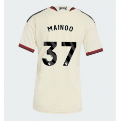 Strój piłkarski Manchester United Kobbie Mainoo #37 Koszulka Trzeciej damskie 2026-27 Krótki Rękaw