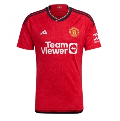 Strój piłkarski Manchester United Koszulka Podstawowej 2023-24 Krótki Rękaw