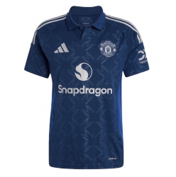 Strój piłkarski Manchester United Koszulka Wyjazdowej 2024-25 Krótki Rękaw