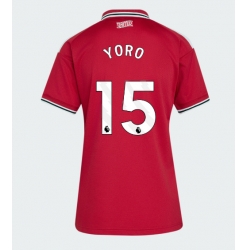 Strój piłkarski Manchester United Leny Yoro #15 Koszulka Podstawowej damskie 2026-27 Krótki Rękaw