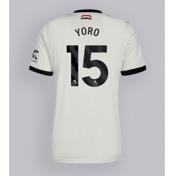 Strój piłkarski Manchester United Leny Yoro #15 Koszulka Trzeciej 2024-25 Krótki Rękaw