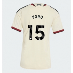 Strój piłkarski Manchester United Leny Yoro #15 Koszulka Trzeciej damskie 2026-27 Krótki Rękaw
