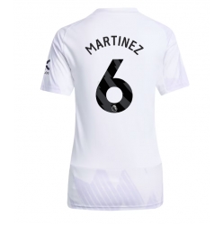 Strój piłkarski Manchester United Lisandro Martinez #6 Koszulka Wyjazdowej damskie 2025-26 Krótki Rękaw
