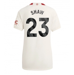 Strój piłkarski Manchester United Luke Shaw #23 Koszulka Trzeciej damskie 2023-24 Krótki Rękaw