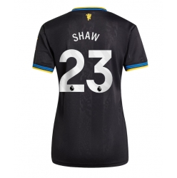 Strój piłkarski Manchester United Luke Shaw #23 Koszulka Trzeciej damskie 2025-26 Krótki Rękaw
