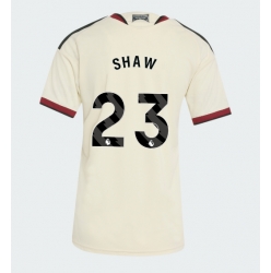 Strój piłkarski Manchester United Luke Shaw #23 Koszulka Trzeciej damskie 2026-27 Krótki Rękaw