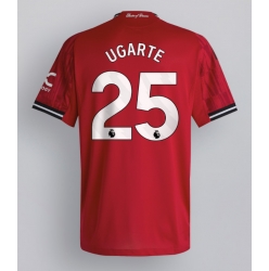 Strój piłkarski Manchester United Manuel Ugarte #25 Koszulka Podstawowej 2025-26 Krótki Rękaw