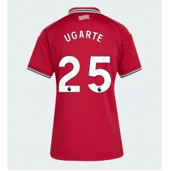 Strój piłkarski Manchester United Manuel Ugarte #25 Koszulka Podstawowej damskie 2026-27 Krótki Rękaw