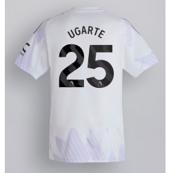 Strój piłkarski Manchester United Manuel Ugarte #25 Koszulka Wyjazdowej 2025-26 Krótki Rękaw