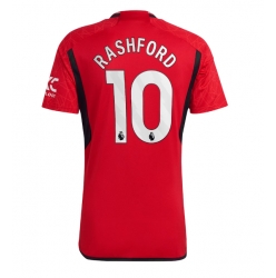 Strój piłkarski Manchester United Marcus Rashford #10 Koszulka Podstawowej 2023-24 Krótki Rękaw