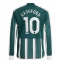 Strój piłkarski Manchester United Marcus Rashford #10 Koszulka Wyjazdowej 2023-24 Długi Rękaw