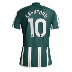 Strój piłkarski Manchester United Marcus Rashford #10 Koszulka Wyjazdowej 2023-24 Krótki Rękaw