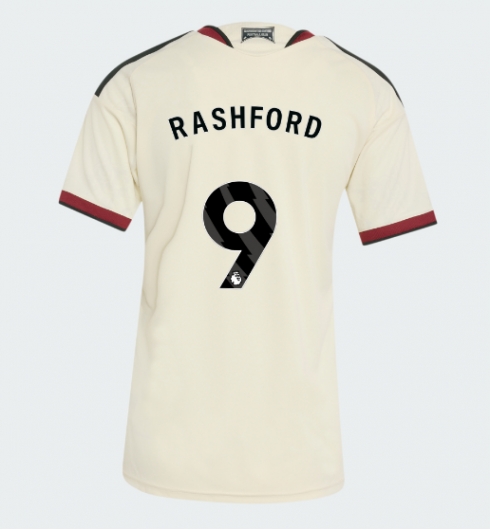Strój piłkarski Manchester United Marcus Rashford #9 Koszulka Trzeciej damskie 2026-27 Krótki Rękaw Strój piłkarski Manchester United Marcus Rashford #9 Koszulka Trzeciej damskie 2026-27 Krótki Rękaw