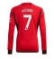 Strój piłkarski Manchester United Mason Mount #7 Koszulka Podstawowej 2023-24 Długi Rękaw
