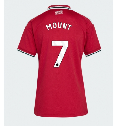 Strój piłkarski Manchester United Mason Mount #7 Koszulka Podstawowej damskie 2026-27 Krótki Rękaw Strój piłkarski Manchester United Mason Mount #7 Koszulka Podstawowej damskie 2026-27 Krótki Rękaw