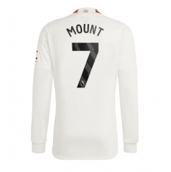 Strój piłkarski Manchester United Mason Mount #7 Koszulka Trzeciej 2023-24 Długi Rękaw