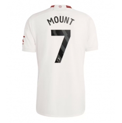 Strój piłkarski Manchester United Mason Mount #7 Koszulka Trzeciej 2023-24 Krótki Rękaw
