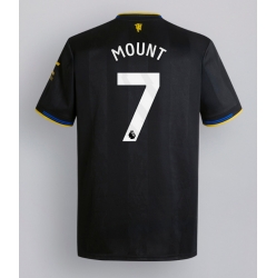 Strój piłkarski Manchester United Mason Mount #7 Koszulka Trzeciej 2025-26 Krótki Rękaw