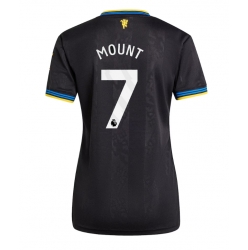 Strój piłkarski Manchester United Mason Mount #7 Koszulka Trzeciej damskie 2025-26 Krótki Rękaw