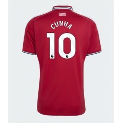 Strój piłkarski Manchester United Matheus Cunha #10 Koszulka Podstawowej 2026-27 Krótki Rękaw