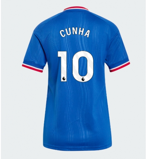 Strój piłkarski Manchester United Matheus Cunha #10 Koszulka Wyjazdowej damskie 2026-27 Krótki Rękaw Strój piłkarski Manchester United Matheus Cunha #10 Koszulka Wyjazdowej damskie 2026-27 Krótki Rękaw