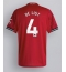 Strój piłkarski Manchester United Matthijs de Ligt #4 Koszulka Podstawowej 2025-26 Krótki Rękaw Strój piłkarski Manchester United Matthijs de Ligt #4 Koszulka Podstawowej 2025-26 Krótki Rękaw
