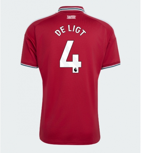 Strój piłkarski Manchester United Matthijs de Ligt #4 Koszulka Podstawowej 2026-27 Krótki Rękaw Strój piłkarski Manchester United Matthijs de Ligt #4 Koszulka Podstawowej 2026-27 Krótki Rękaw