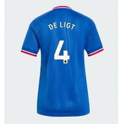 Strój piłkarski Manchester United Matthijs de Ligt #4 Koszulka Wyjazdowej damskie 2026-27 Krótki Rękaw