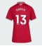 Strój piłkarski Manchester United Patrick Dorgu #13 Koszulka Podstawowej damskie 2026-27 Krótki Rękaw