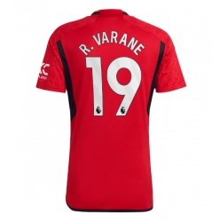 Strój piłkarski Manchester United Raphael Varane #19 Koszulka Podstawowej 2023-24 Krótki Rękaw