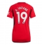 Strój piłkarski Manchester United Raphael Varane #19 Koszulka Podstawowej damskie 2023-24 Krótki Rękaw
