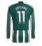 Strój piłkarski Manchester United Rasmus Hojlund #11 Koszulka Wyjazdowej 2023-24 Długi Rękaw