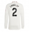 Strój piłkarski Manchester United Victor Lindelof #2 Koszulka Trzeciej 2023-24 Długi Rękaw