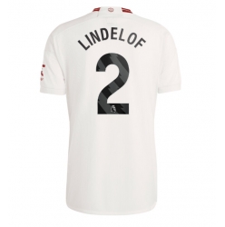 Strój piłkarski Manchester United Victor Lindelof #2 Koszulka Trzeciej 2023-24 Krótki Rękaw