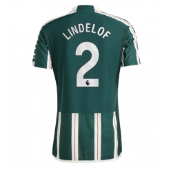 Strój piłkarski Manchester United Victor Lindelof #2 Koszulka Wyjazdowej 2023-24 Krótki Rękaw