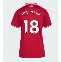 Strój piłkarski Manchester United Youri Tielemans #18 Koszulka Podstawowej damskie 2026-27 Krótki Rękaw