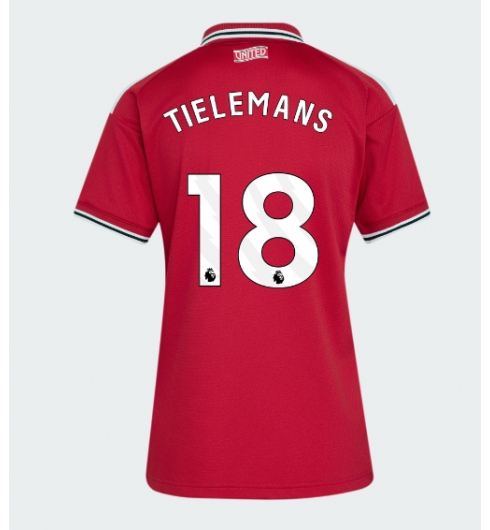 Strój piłkarski Manchester United Youri Tielemans #18 Koszulka Podstawowej damskie 2026-27 Krótki Rękaw Strój piłkarski Manchester United Youri Tielemans #18 Koszulka Podstawowej damskie 2026-27 Krótki Rękaw