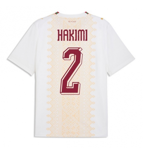 Strój piłkarski Maroko Achraf Hakimi #2 Koszulka Wyjazdowej MŚ 2026 Krótki Rękaw Strój piłkarski Maroko Achraf Hakimi #2 Koszulka Wyjazdowej MŚ 2026 Krótki Rękaw